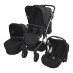 Como 4 Diamond ABC Design - Moisés + Bebê Conforto + Adaptador + Bolsa